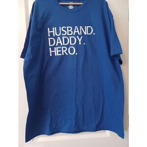 Husband Daddy Hero Men's T-shirt size 2XL